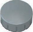 MAUL magneet Solid, 15 mm, trekkracht 150 gr, doos van 10 stuks, grijs