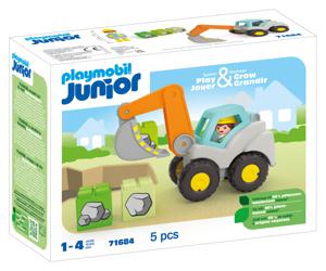 PLAYMOBIL Junior - Graafmachine constructiespeelgoed 71684