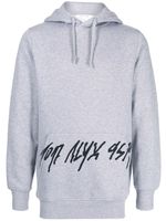 1017 ALYX 9SM hoodie à lien de resserrage - Gris - thumbnail