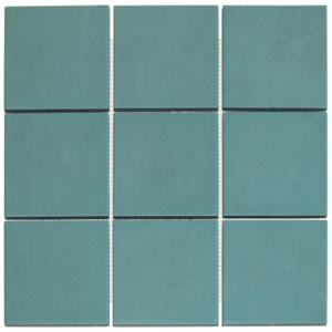 The Mosaic Factory Kasba Mozaïek Tegel Vierkant - Ocean Blue Mat Porselein 297x297 mm