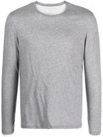 Majestic Filatures sweat en coton à design chiné - Gris - thumbnail