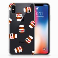 Apple iPhone X | Xs Siliconen Case Nut Jar - thumbnail