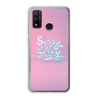 Sorry not sorry: Huawei P Smart (2020) Transparant Hoesje