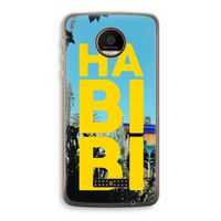 Habibi Majorelle : Motorola Moto Z Force Transparant Hoesje