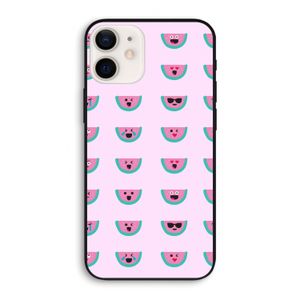 Smiley watermeloenprint: iPhone 12 Biologisch afbreekbaar hoesje