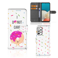 Samsung Galaxy A73 5G Book Cover Donut Roze - thumbnail