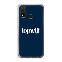 Topwijf Navy: Huawei P Smart (2020) Transparant Hoesje