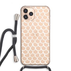 Dakpannetjes: iPhone 11 Pro Max Transparant Hoesje met koord
