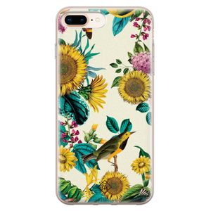 iPhone 8 Plus/7 Plus siliconen hoesje - Sunflowers