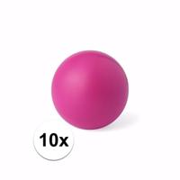 Anti stressballen Relaxman - 10x - roze - 6 cm - Mindfullness - Relax - Ontspannen artikelen