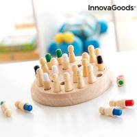 Huismerk Premium Houten Memory Schaken Taeda - 26 Onderdelen