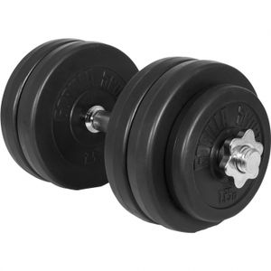 Gorilla Sports Dumbbell set - Halterset - Kunststof - 30 kg - Gewichten met stangen