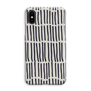 Moroccan stripes: iPhone XS Max Volledig Geprint Hoesje