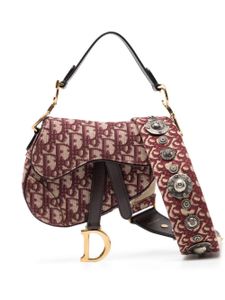 Christian Dior Pre-Owned sac porté épaule Trotter Saddle - Rouge