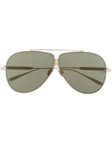 VALENTINO GARAVANI EYEWEAR lunettes de soleil Rockstud à monture aviateur - Or