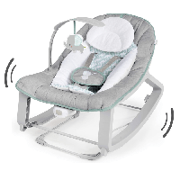 INGENUITY Bouncer 3in1 Keep Cosy - Weaver, rustgevende vibraties, 2 ligstanden, tot 18 kilo