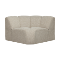 Woood Mojo bank hoekelement bouclé Beige Melange