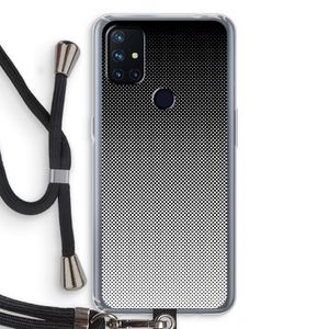 Musketon Halftone: OnePlus Nord N10 5G Transparant Hoesje met koord
