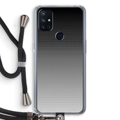 Musketon Halftone: OnePlus Nord N10 5G Transparant Hoesje met koord