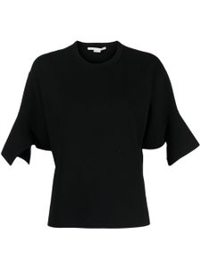 Stella McCartney t-shirt à design asymétrique - Noir