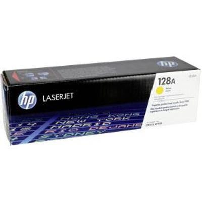 HP 128A originele gele LaserJet tonercartridge