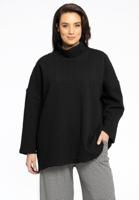 Yoek Wijde pullover | Zwart | Maat 42/44