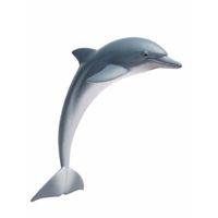 Plastic speelgoed figuur dolfijn 11 cm - thumbnail