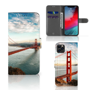 Apple iPhone 11 Pro Max Flip Cover Golden Gate Bridge