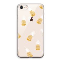 Ananasjes: iPhone 8 Transparant Hoesje