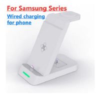 30W 3 In 1 Draadloze Oplader Standaard geschikt voor Samsung S22 S21 - Galaxy Watch 6 5 4 Snel Opladen Dock Station