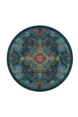 Pip Studio Rond Vloerkleed Moon Delight by Pip Donkerblauw 160 cm