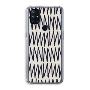 Marrakech Zigzag: OnePlus Nord N10 5G Transparant Hoesje