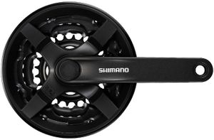 Shimano Crankstel 6/7/8 speed Tourney FC-TY301 met 170mm crankarm 42 x 34 x 24T zwart (werkplaatsverpakking)