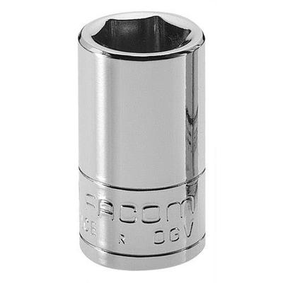 Facom Doppen 1/4" 6-kant, metrisch - R.8