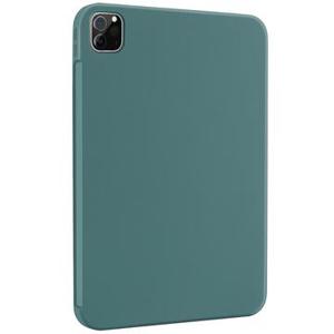 iPad Air 13 (2024)/iPad Pro 12.9 2018/2020/2021/2022 Liquid Siliconen Hoesje - Groen