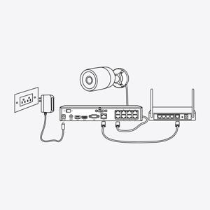 Reolink P330 - 4K 8MP UHD PoE-beveiligingscamera voor buiten met 256 GB capaciteit, slimme waarschuwingen, audio-opname en nachtzicht