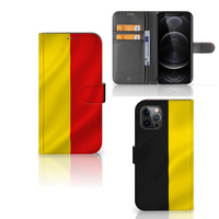 Apple iPhone 12 Pro Max Bookstyle Case Belgische Vlag