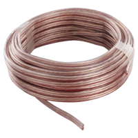 Q-Link Tweelingsnoer | Zwakstroom tot 42 Volt | 2 x 0,75 mm² | 10 m | Transparant - 03.030.67