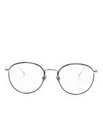 Linda Farrow lunettes de vue Harrison à monture ronde - Argent