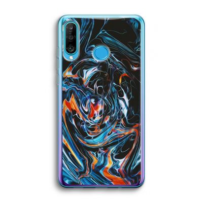Black Unicorn: Huawei P30 Lite Transparant Hoesje