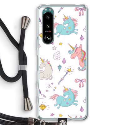 Fantasiewereld: Sony Xperia 5 III Transparant Hoesje met koord