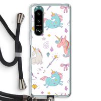 Fantasiewereld: Sony Xperia 5 III Transparant Hoesje met koord