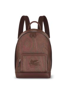 ETRO paisley-jacquard backpack - Marron