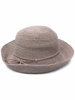 Helen Kaminski chapeau Provence en raphia - Gris