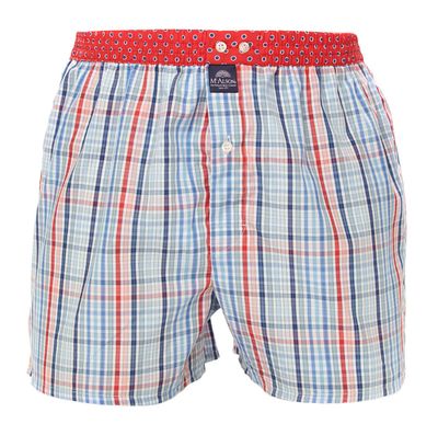 Mc Alson Boxer met binnenbroek blauw-rood