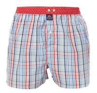 Mc Alson Boxer met binnenbroek blauw-rood