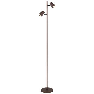 Globo Bronzen vloerlampJames dubbel - 57919S