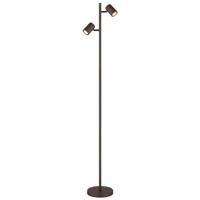 Globo Bronzen vloerlampJames dubbel - 57919S