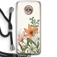 Floral bouquet: Motorola Moto G6 Transparant Hoesje met koord