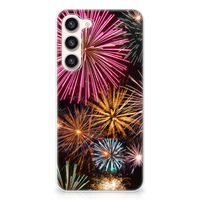 Samsung Galaxy S23 Plus Silicone Back Cover Vuurwerk - thumbnail